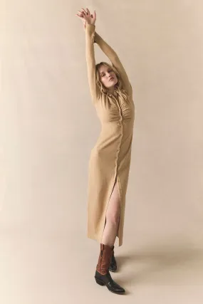 Fawn Toasted Coconut Maxi Dress