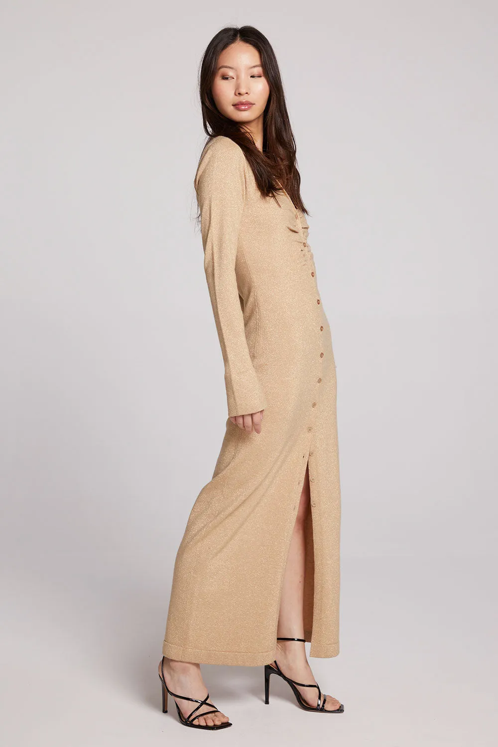 Fawn Toasted Coconut Maxi Dress