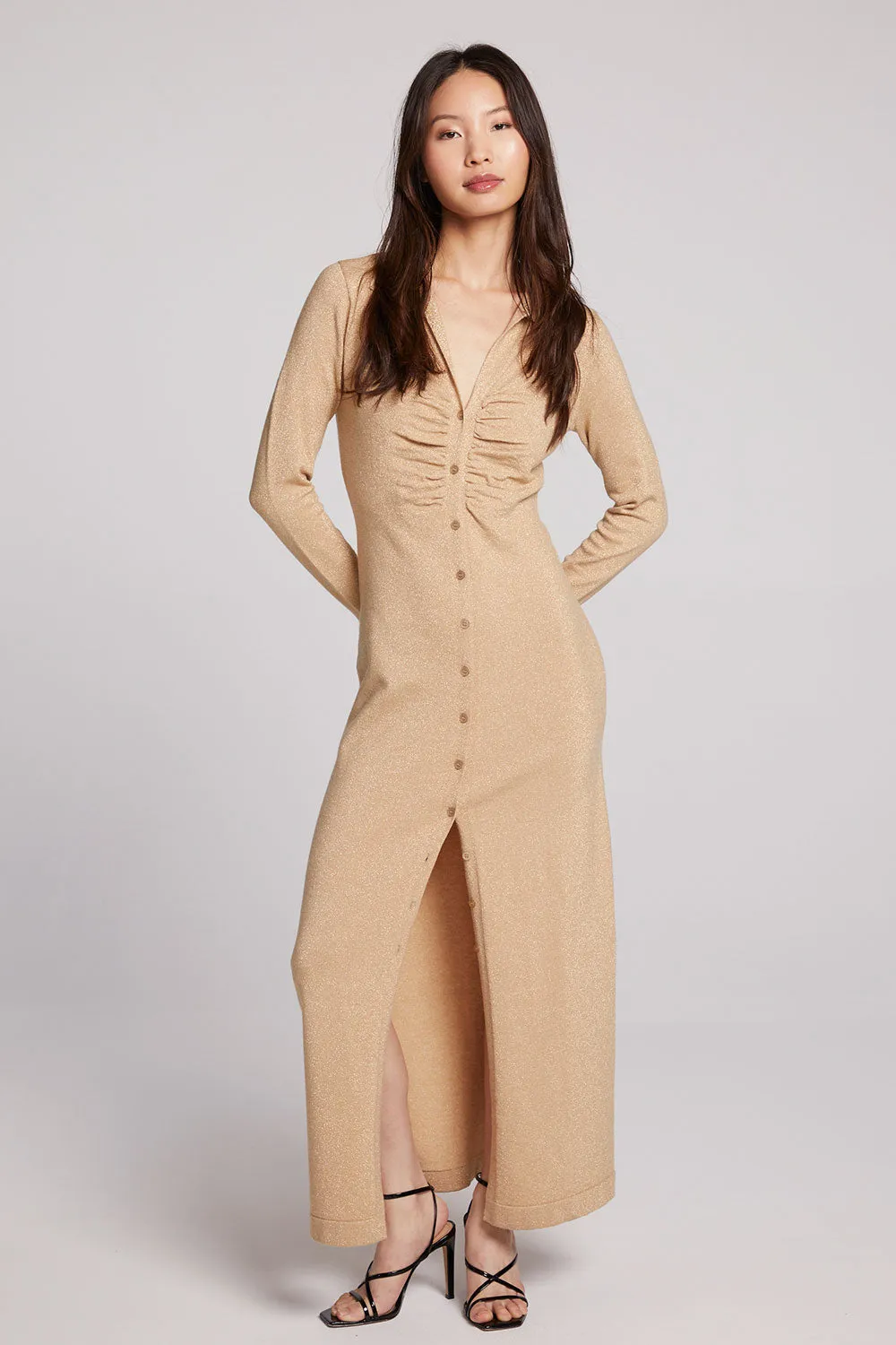 Fawn Toasted Coconut Maxi Dress