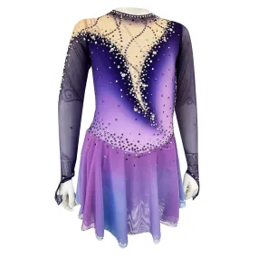 Figure Skating Dress Ombre Color BSU120623