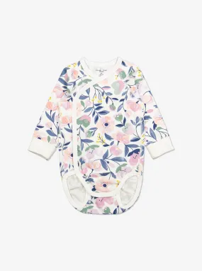 Floral Print Wraparound Babygrow