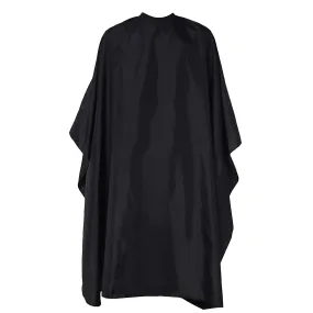 HABBIBI Nylon Salon Barber Cape for Men Women Hairdressing Waterproof, Snap Closure Apron Hair Cutting Stylist Capes for Adults 59x51 Inches- Professional and Home Use (Carbon Black)