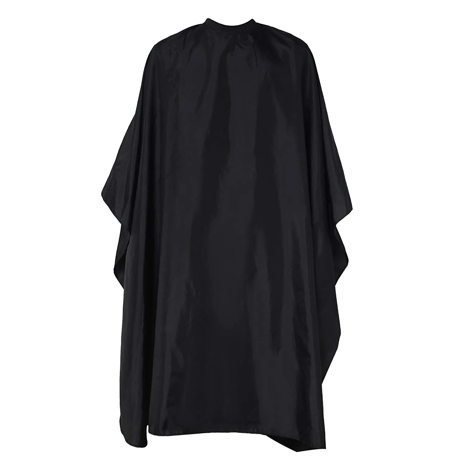 HABBIBI Nylon Salon Barber Cape for Men Women Hairdressing Waterproof, Snap Closure Apron Hair Cutting Stylist Capes for Adults 59x51 Inches- Professional and Home Use (Carbon Black)