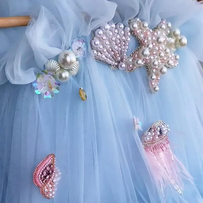 High-end customized baby Dress for TUTU dress Underwater world girl princess dress