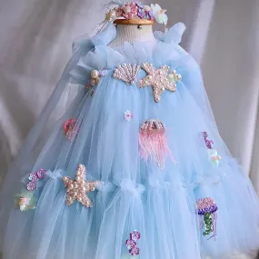 High-end customized baby Dress for TUTU dress Underwater world girl princess dress