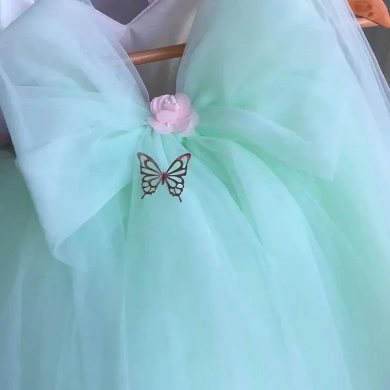 High-end customized  Flower baby Dress for TUTU dress embroidery girl princess dress