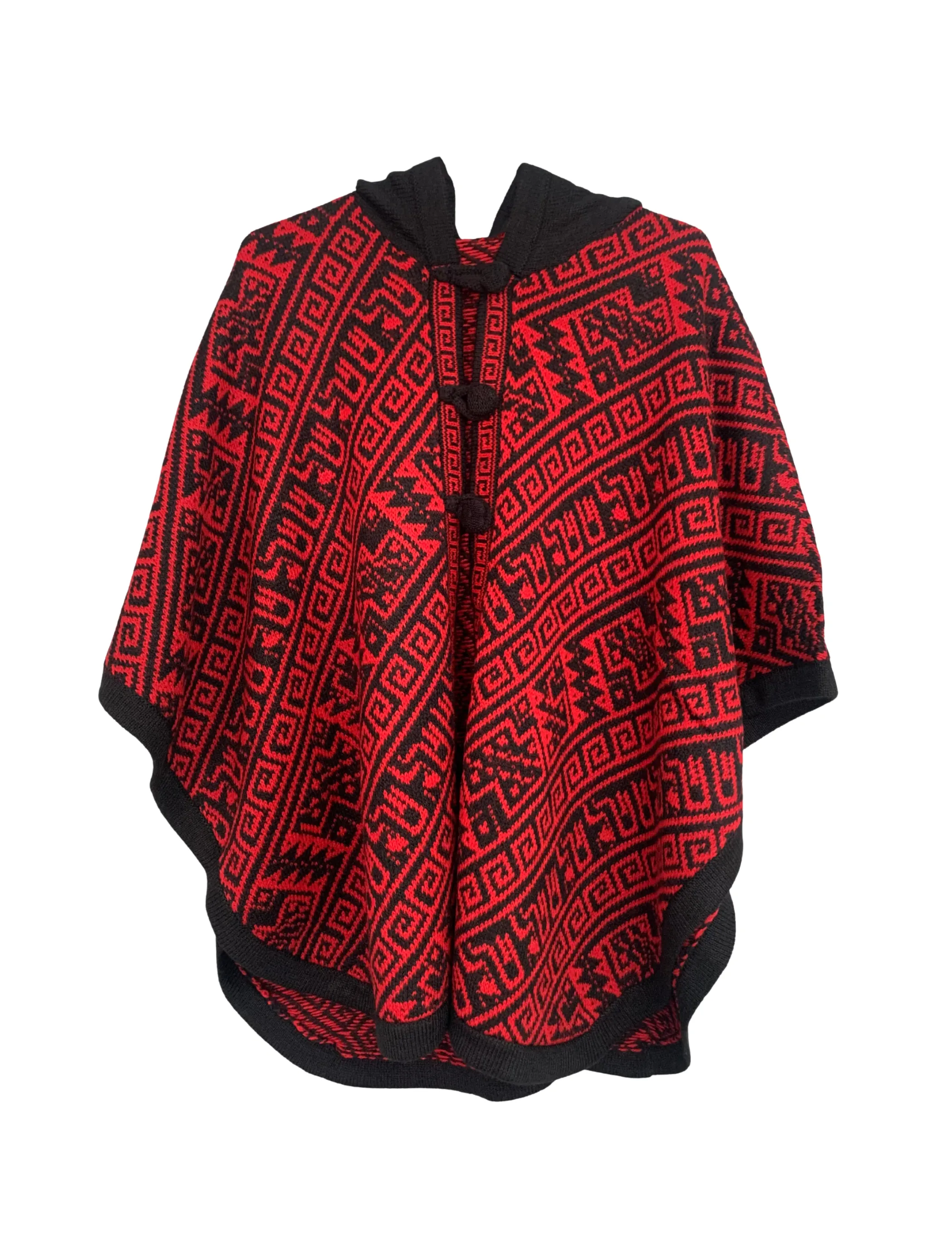 Hooded Inca Cape