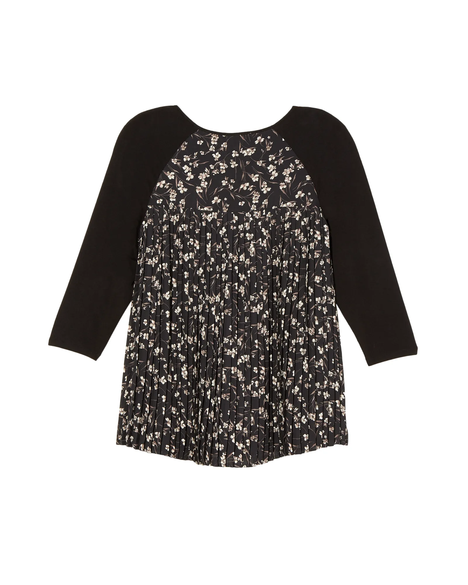 Iza Knit Button Top | Black / White