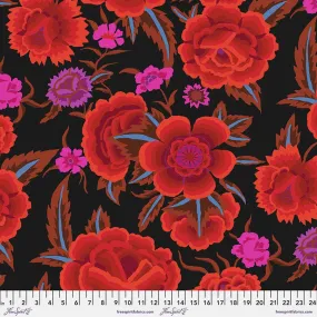Kaffe-August 2022-Embroidered Shawl - Red