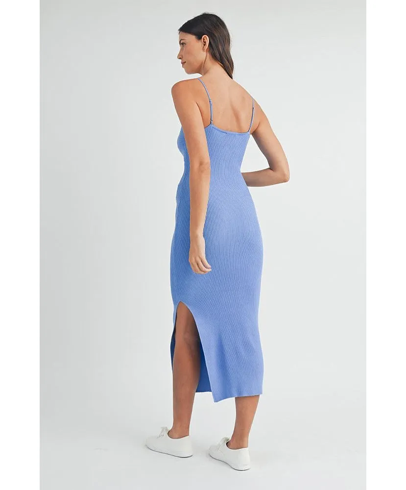 Kate Front Cutout Knit Midi Dress