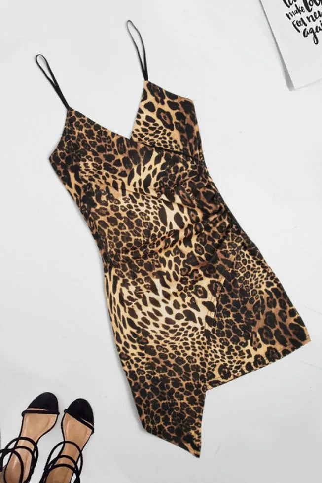 Leopard Wrap Dress