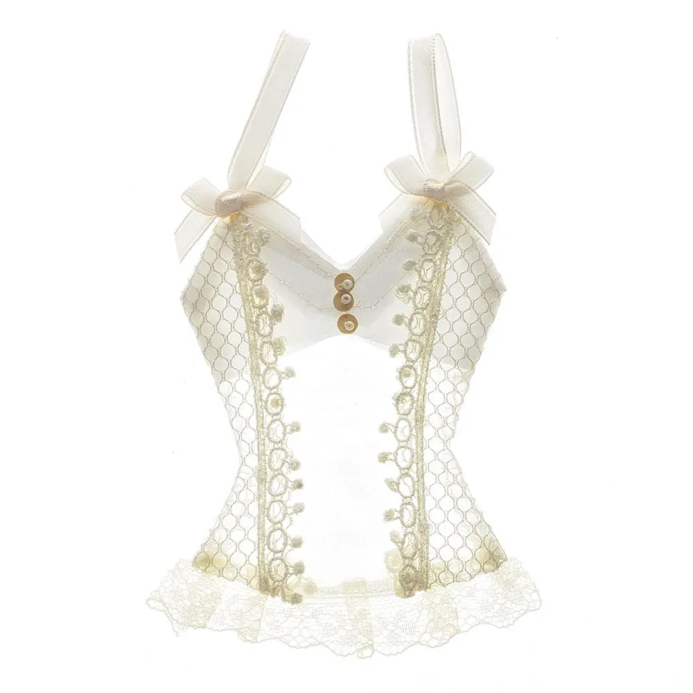 Lingerie Corset Sachet Bags Bridal Shower, 4-1/4-Inch, 12-pack