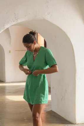 Lolita Wrap Dress Jade
