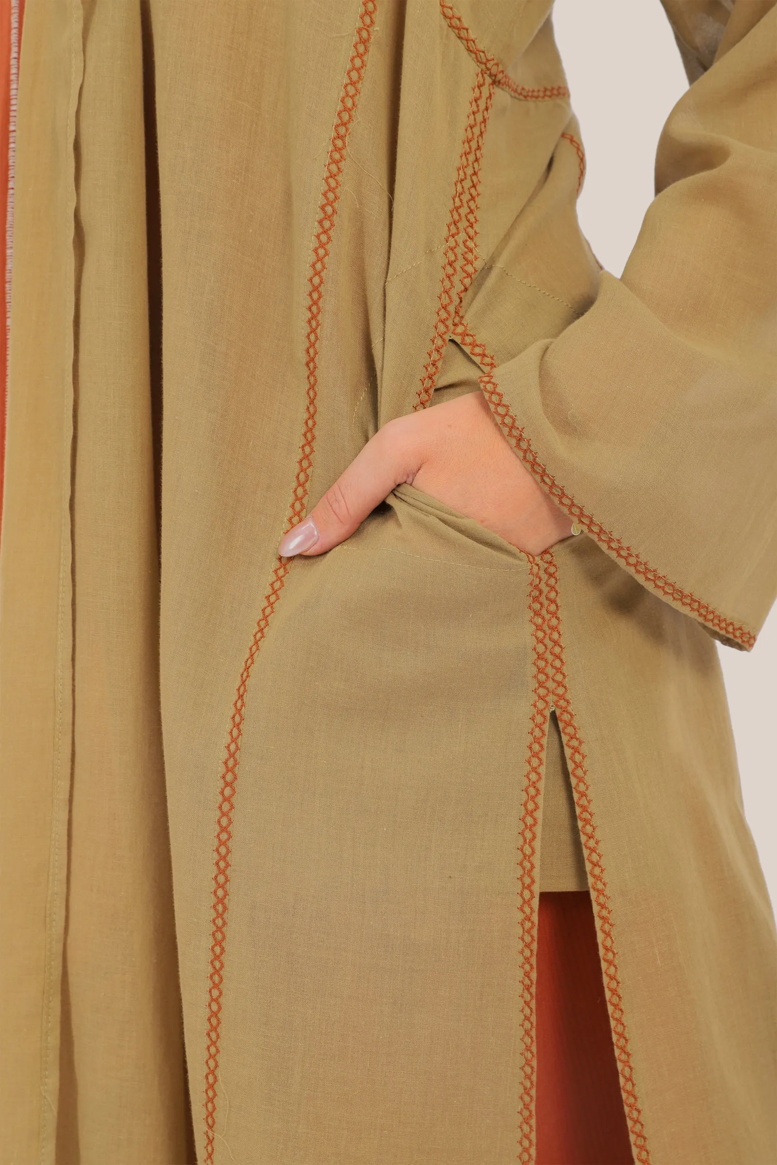 Long Coat with draped shawl collar