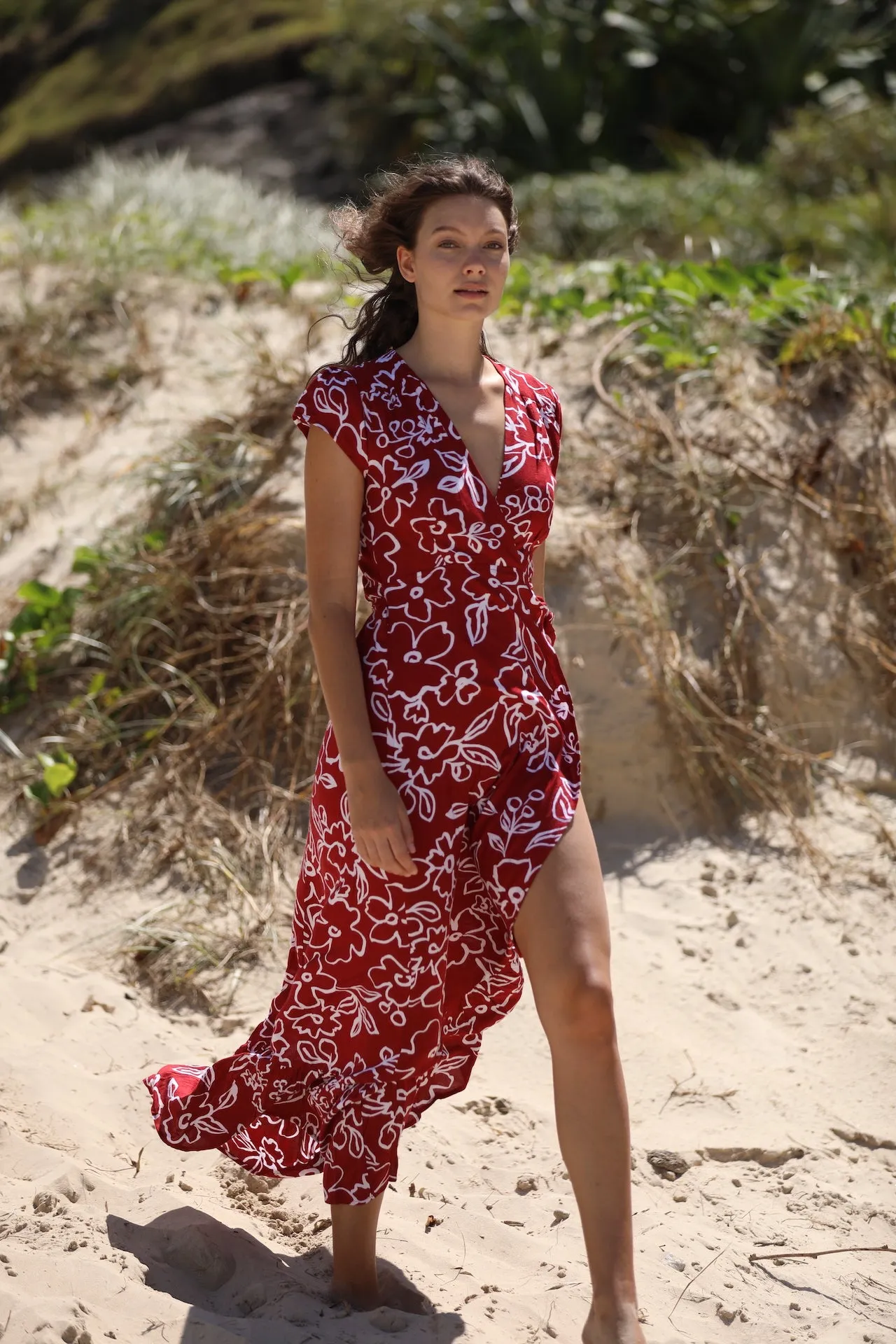 Louvre Wrap Dress
