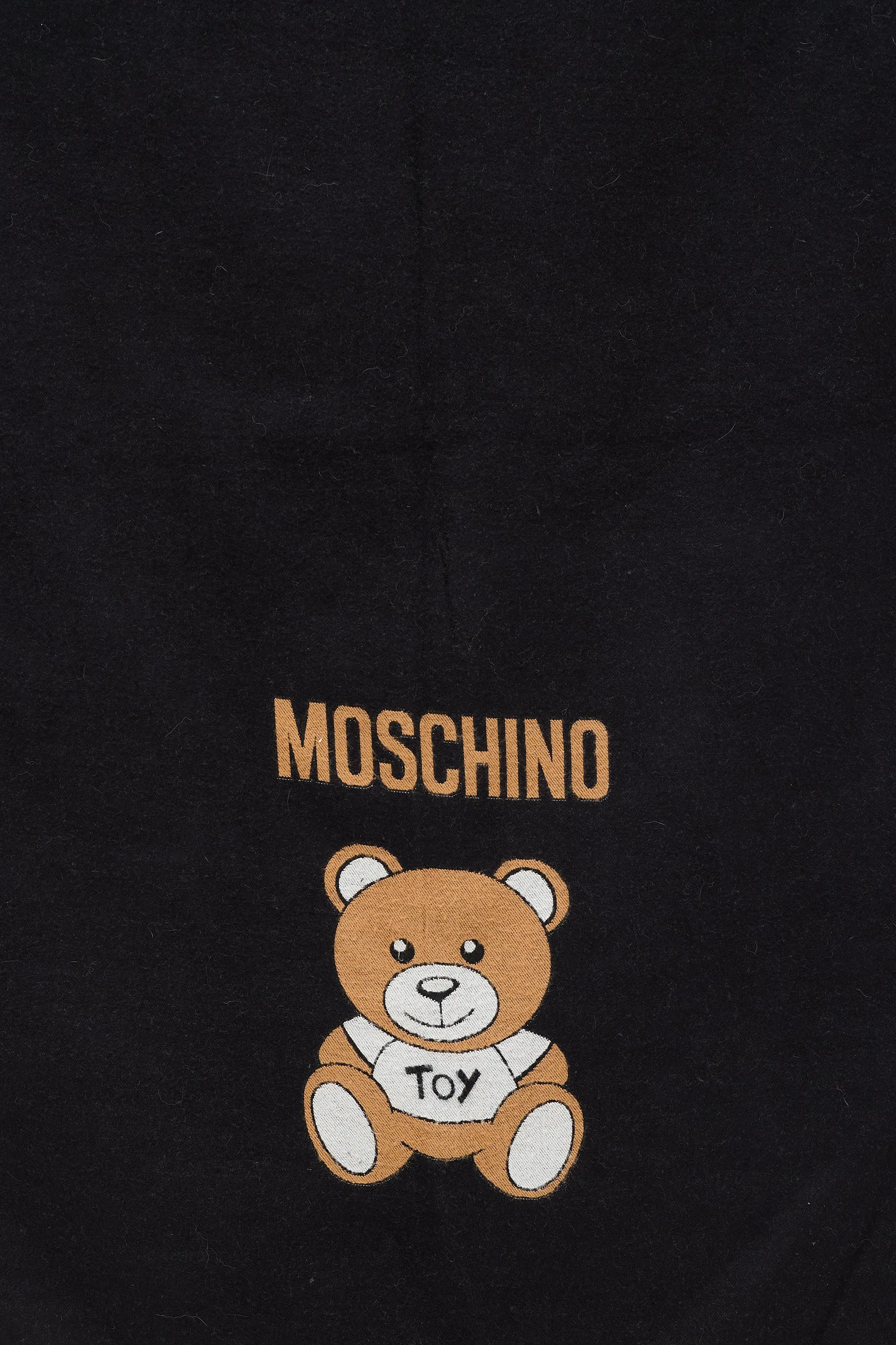 Love Black & Brown Logo Scarf