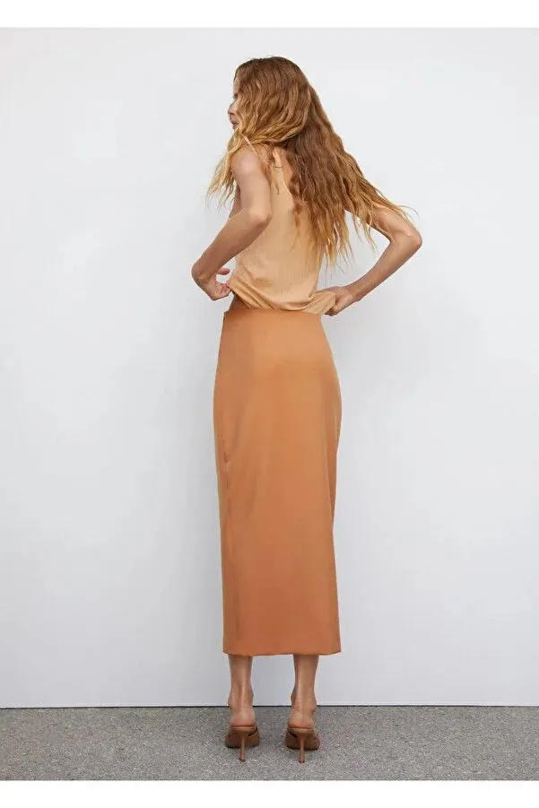 Mango Women's Gather Detailed Wrap Skirt