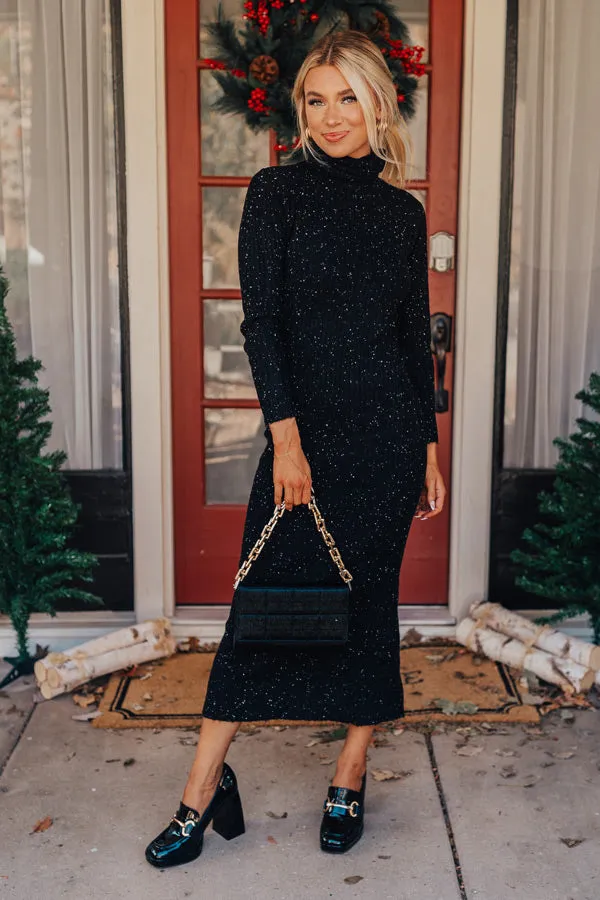 Meadow Melodies Ribbed Sweater Dress
