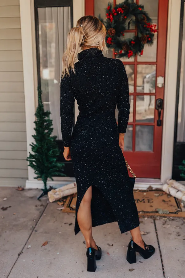 Meadow Melodies Ribbed Sweater Dress