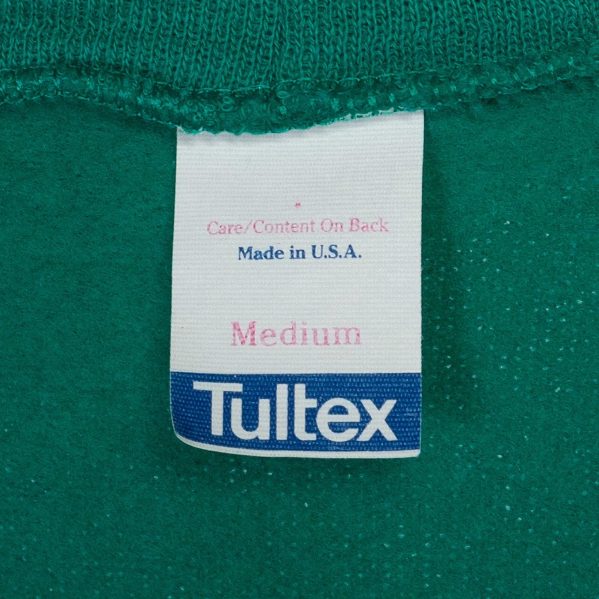 Medium 80s Teal Hooded Sweatshirt Dress