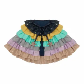 Mimi & Lula - Rainbow ruffle cape