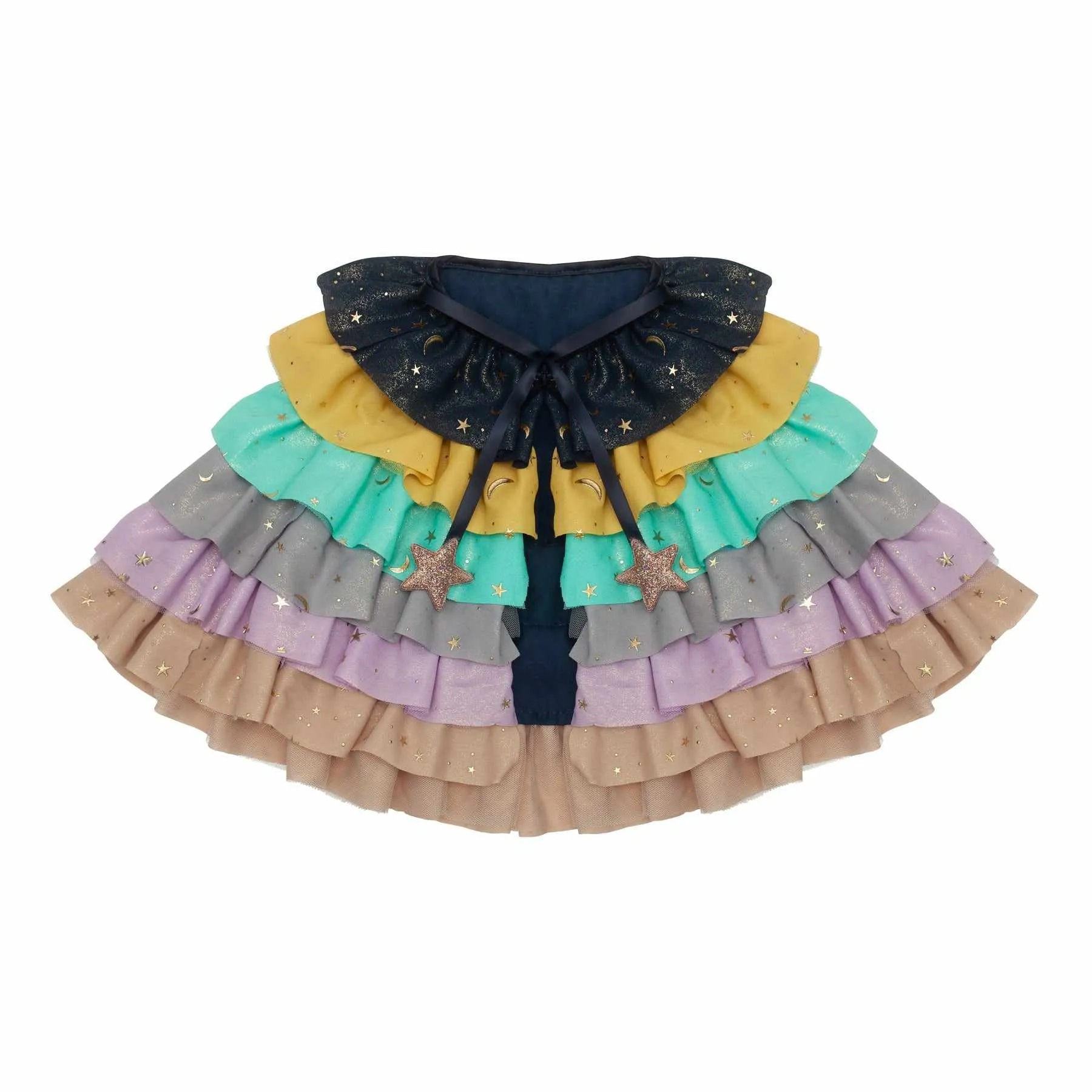 Mimi & Lula - Rainbow ruffle cape