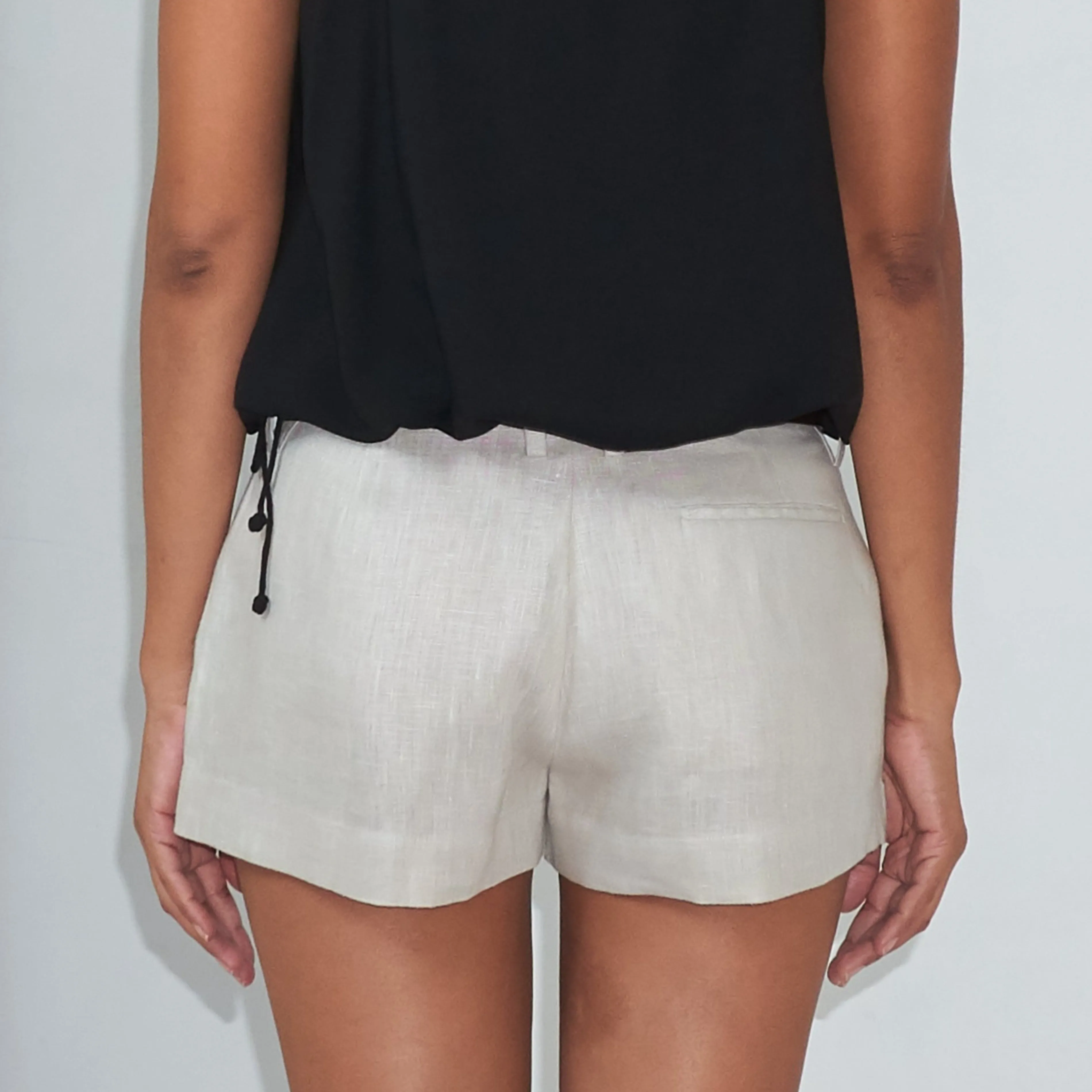 MINI BERMUDA - Linen | Light Grey Greige