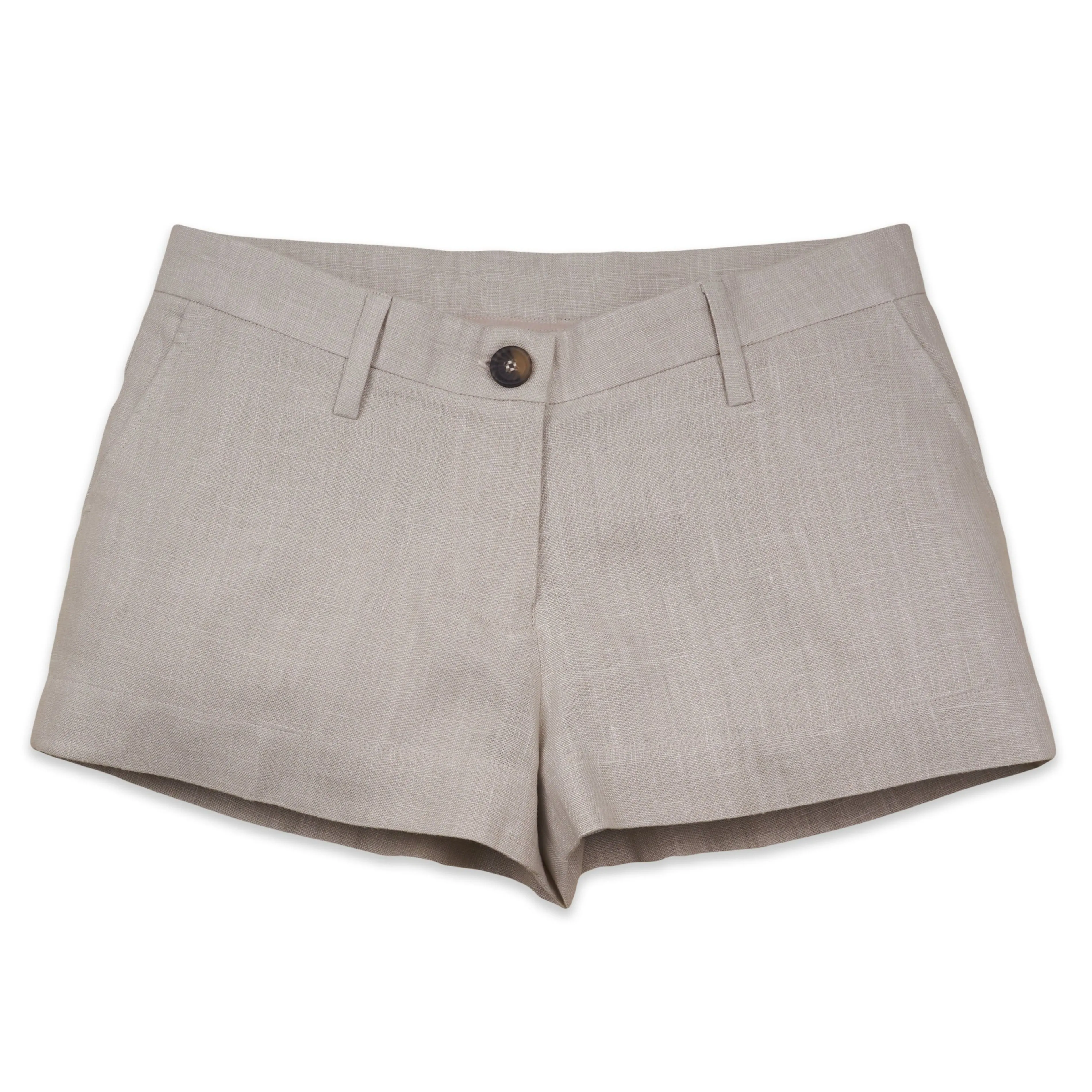 MINI BERMUDA - Linen | Light Grey Greige