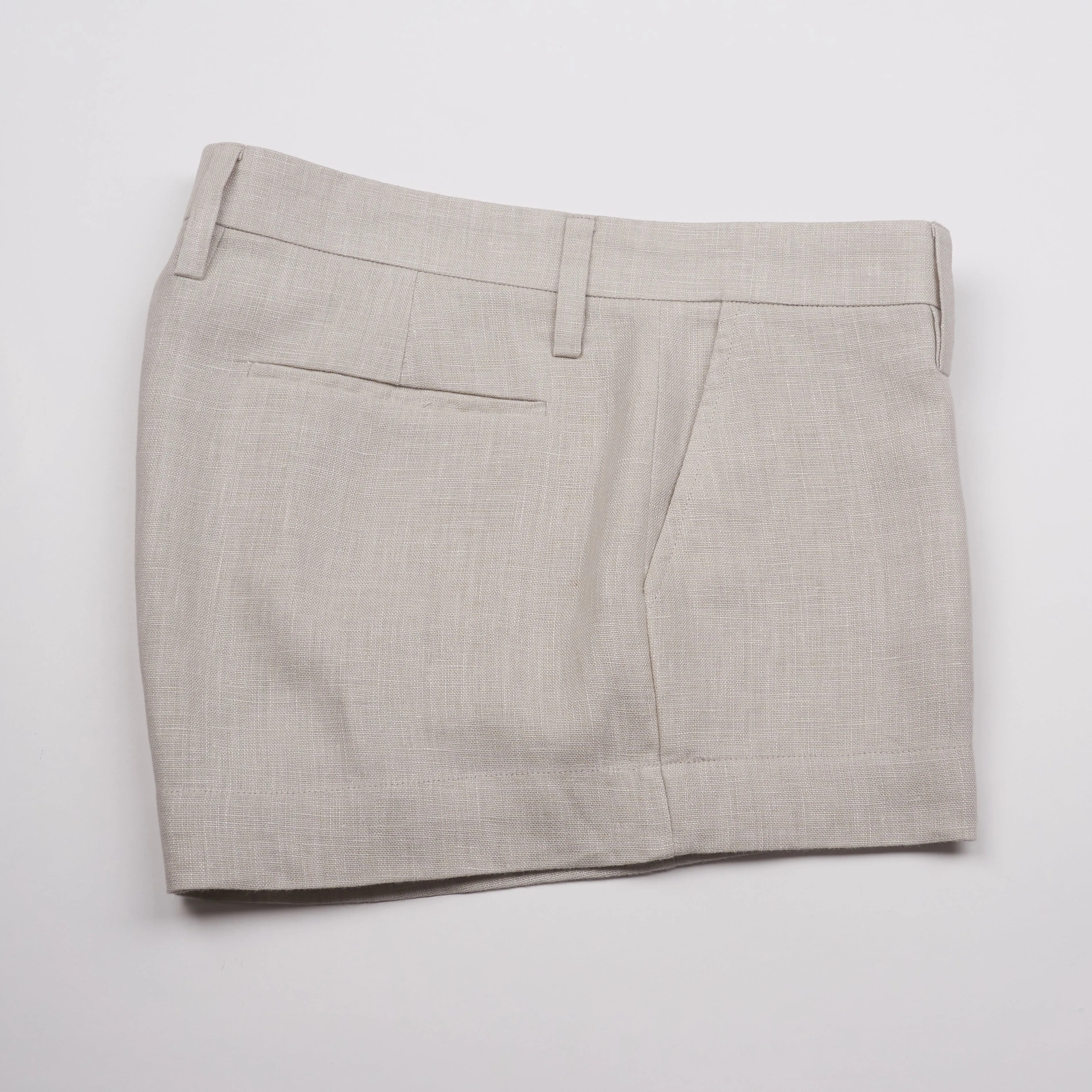 MINI BERMUDA - Linen | Light Grey Greige