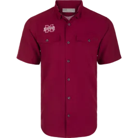 Mississippi State Frat Dobby Solid SS Shirt