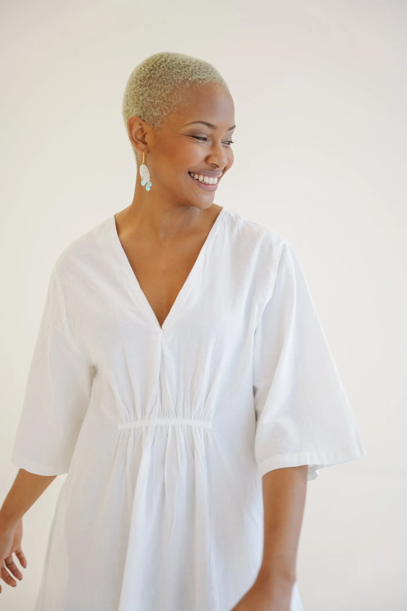 Moroccan Cotton Maxi Dress