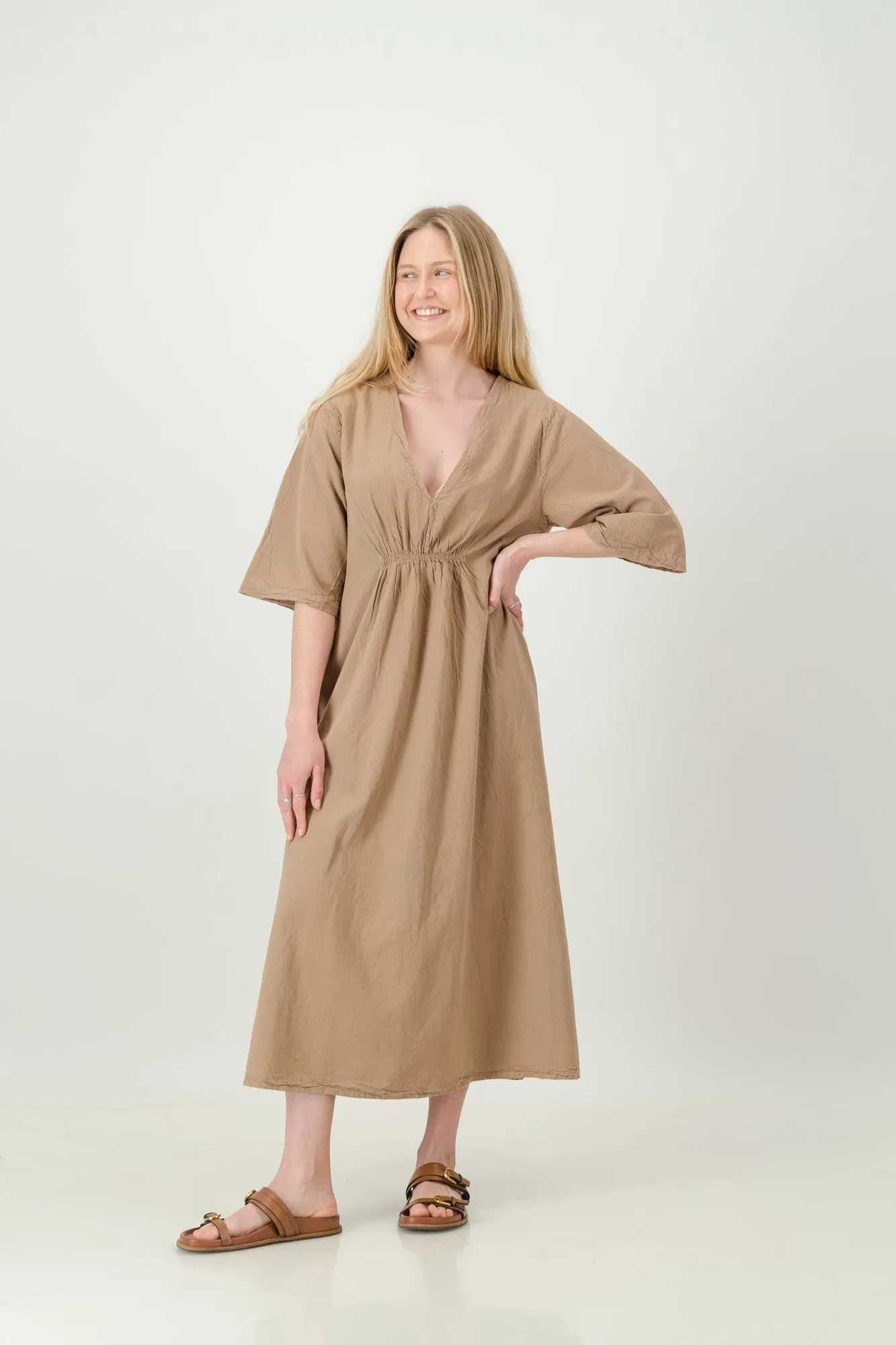 Moroccan Cotton Maxi Dress