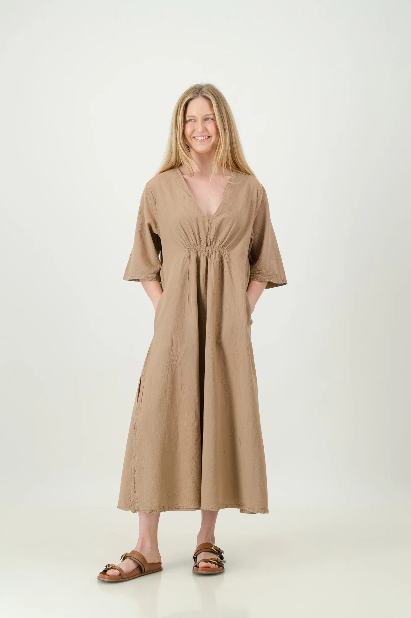 Moroccan Cotton Maxi Dress