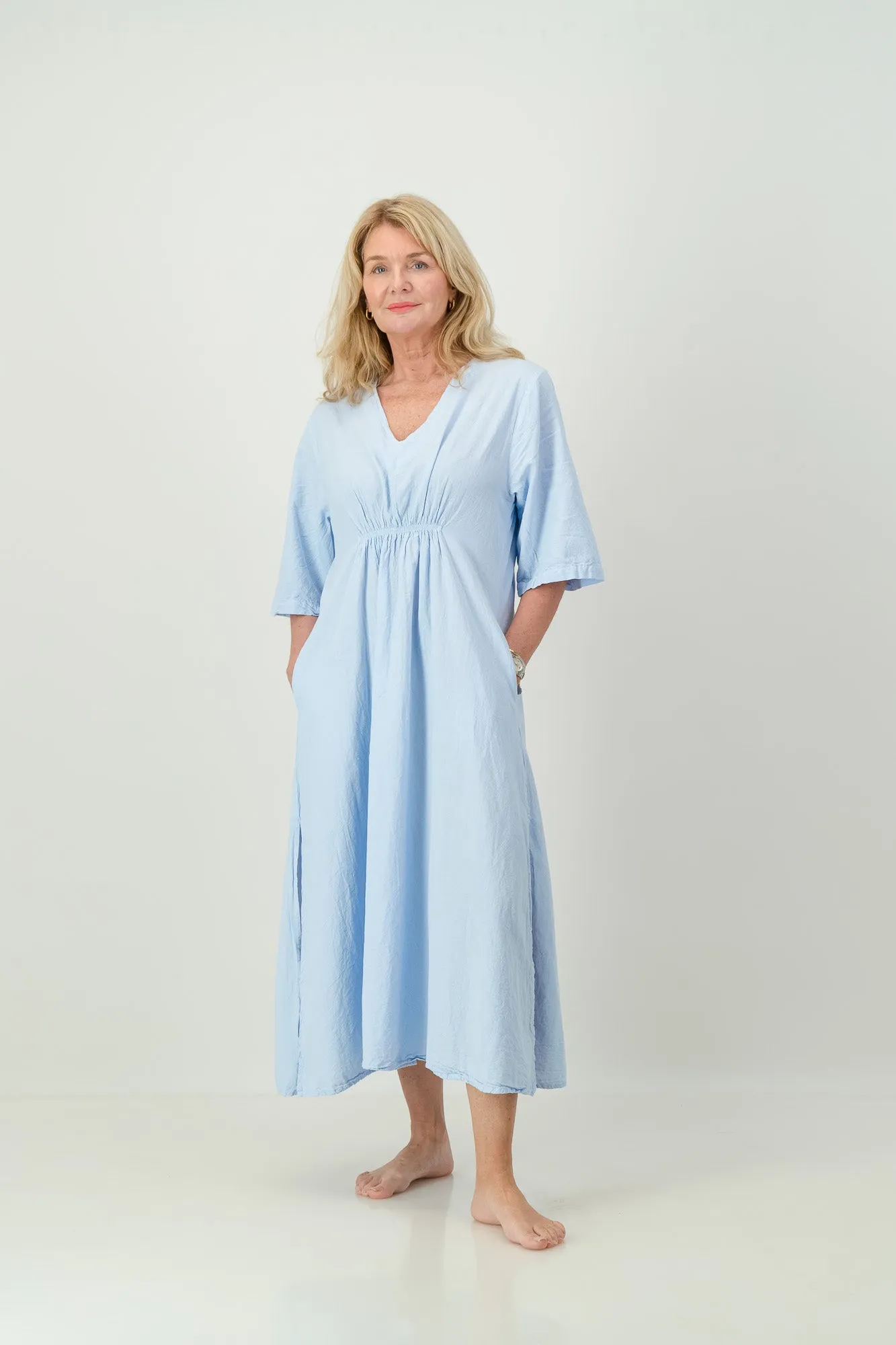 Moroccan Cotton Maxi Dress
