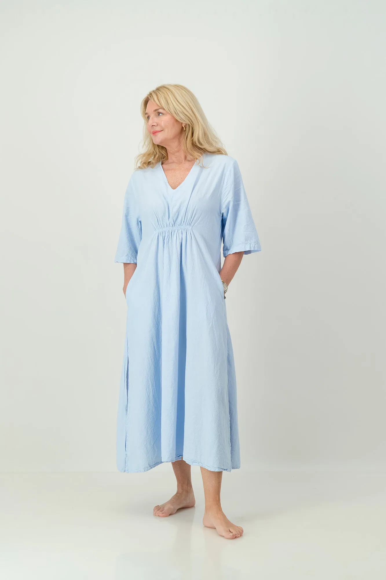 Moroccan Cotton Maxi Dress