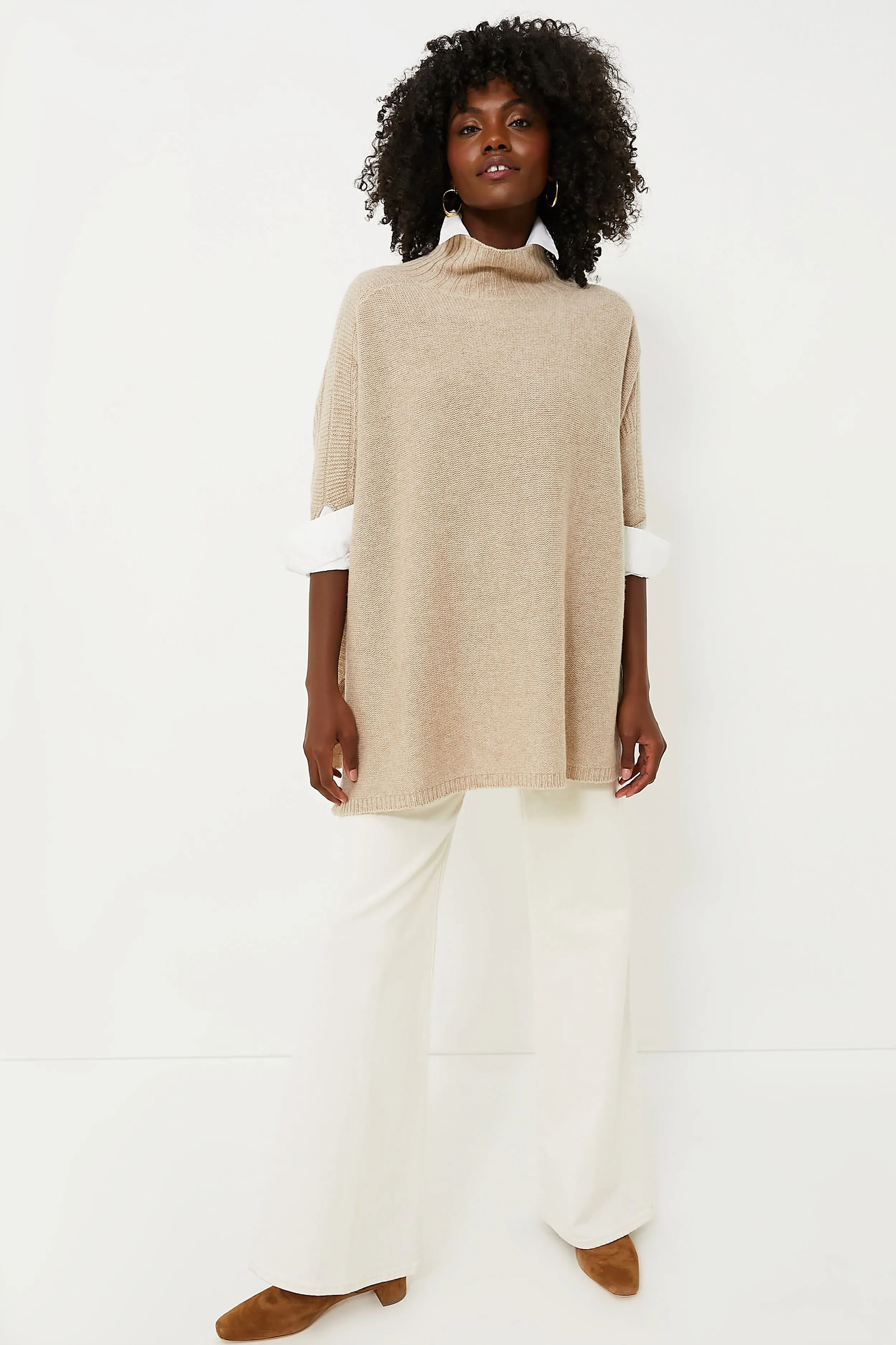 Natural Rennes Turtleneck Sweater
