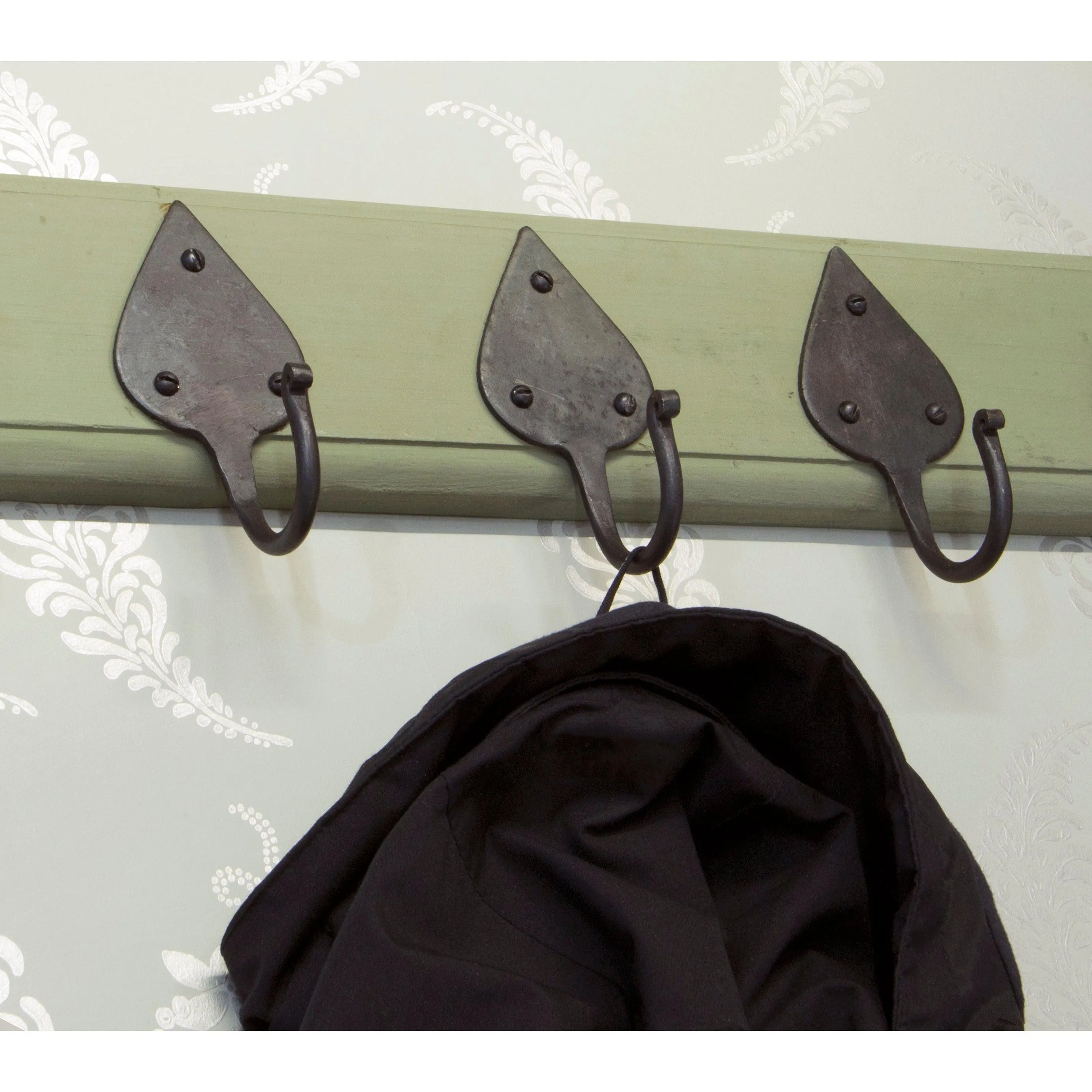 Olive Green Cottage Coat Rack | From The Anvil