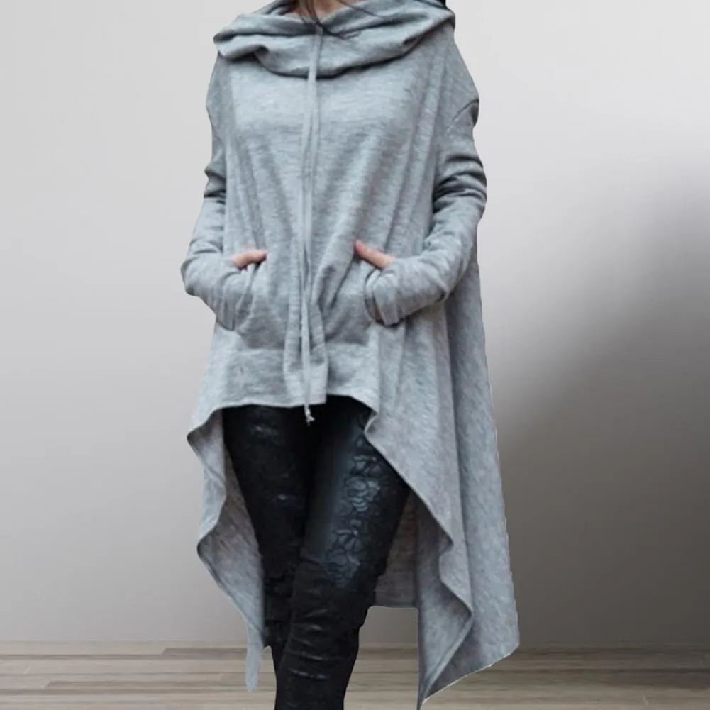 Oversized Loose Hooded Sweater