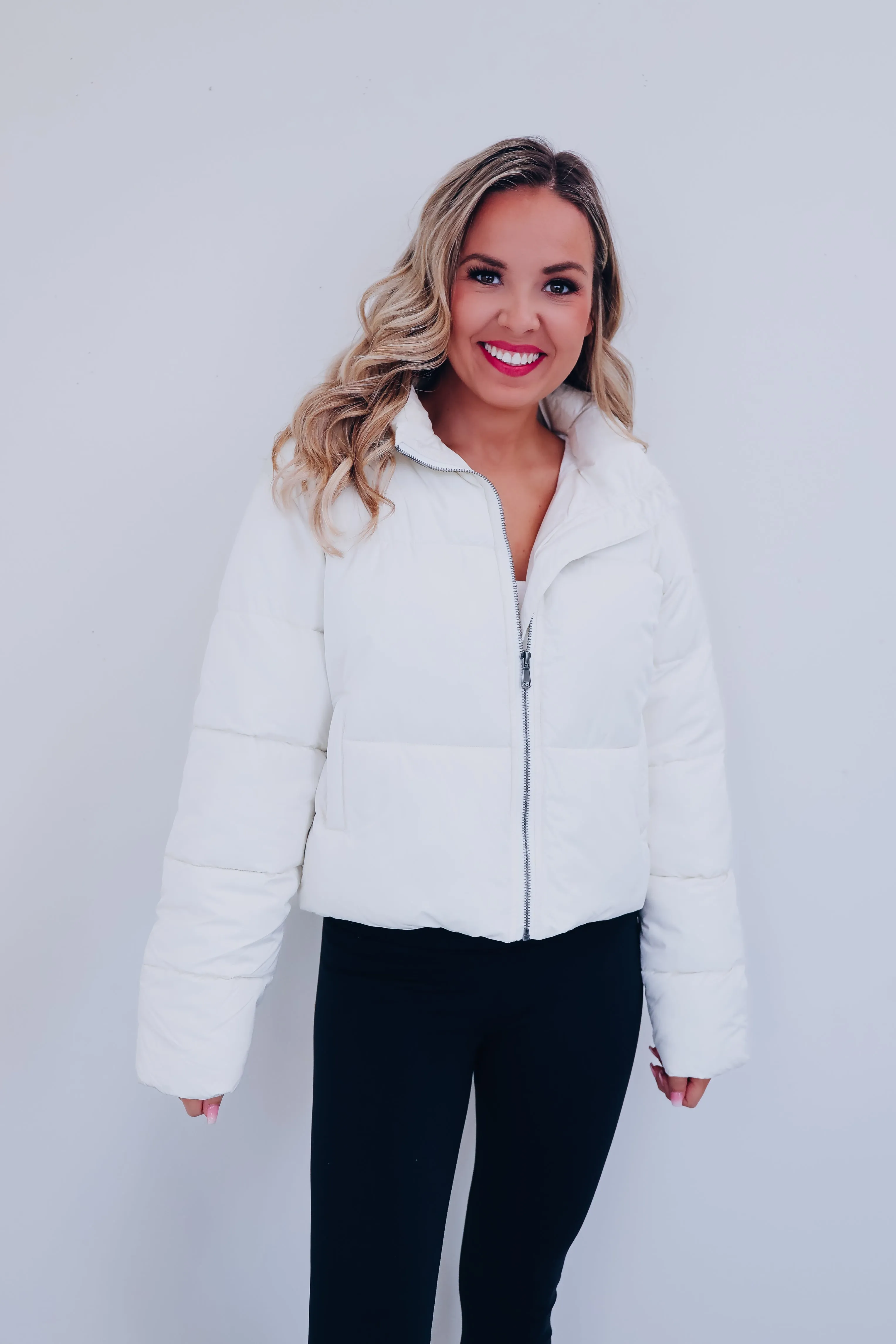 Polar Cropped Puffer Jacket