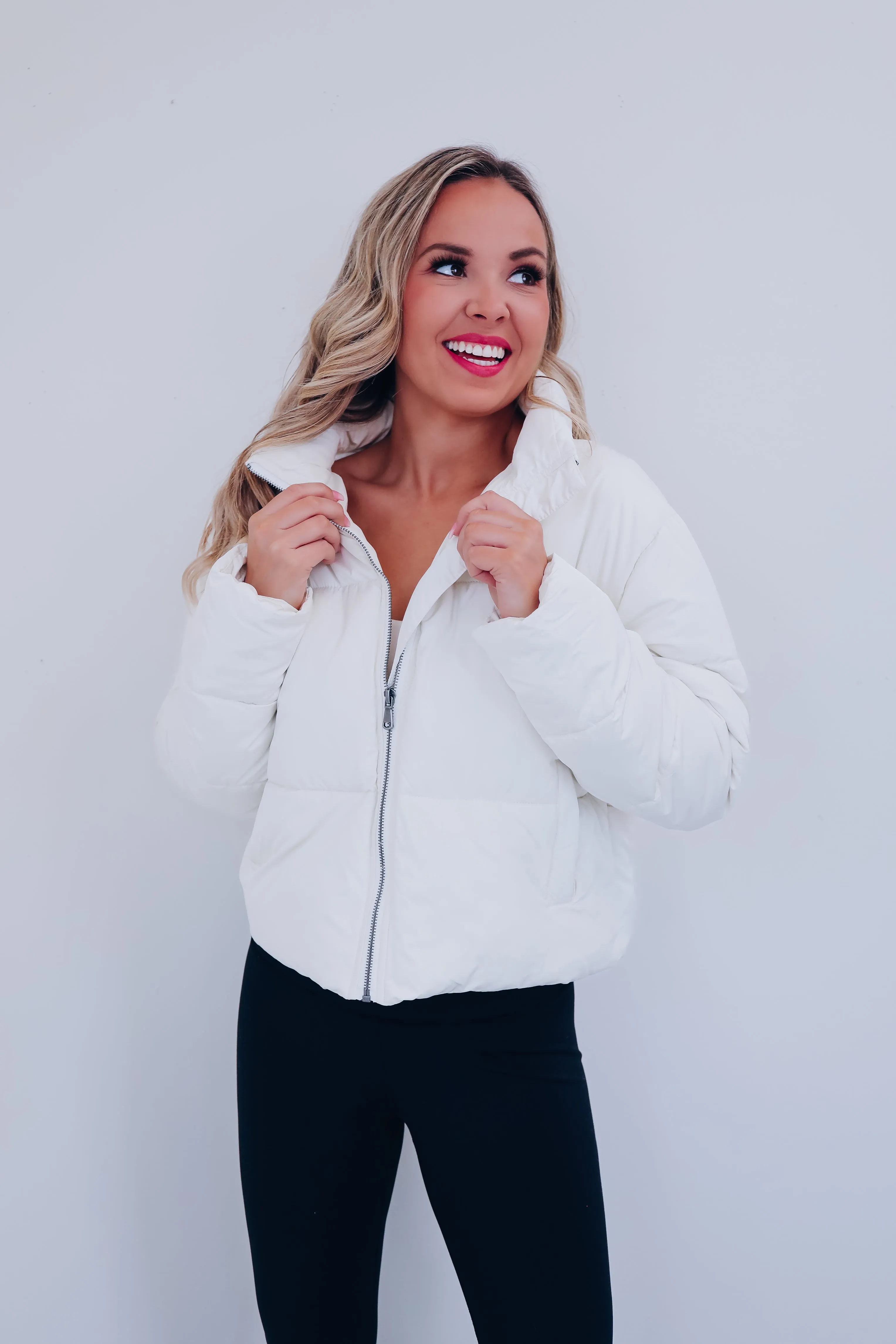 Polar Cropped Puffer Jacket