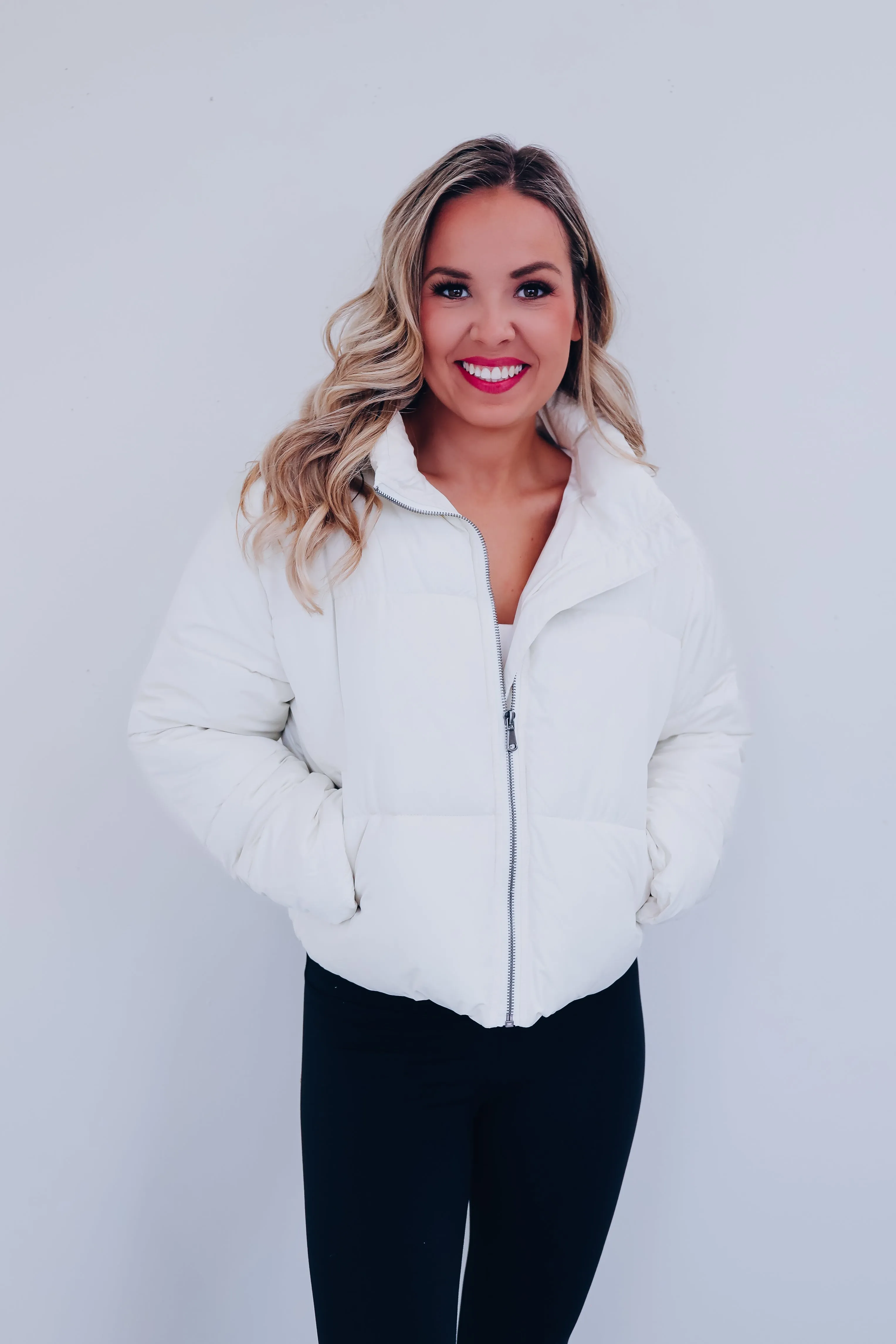 Polar Cropped Puffer Jacket