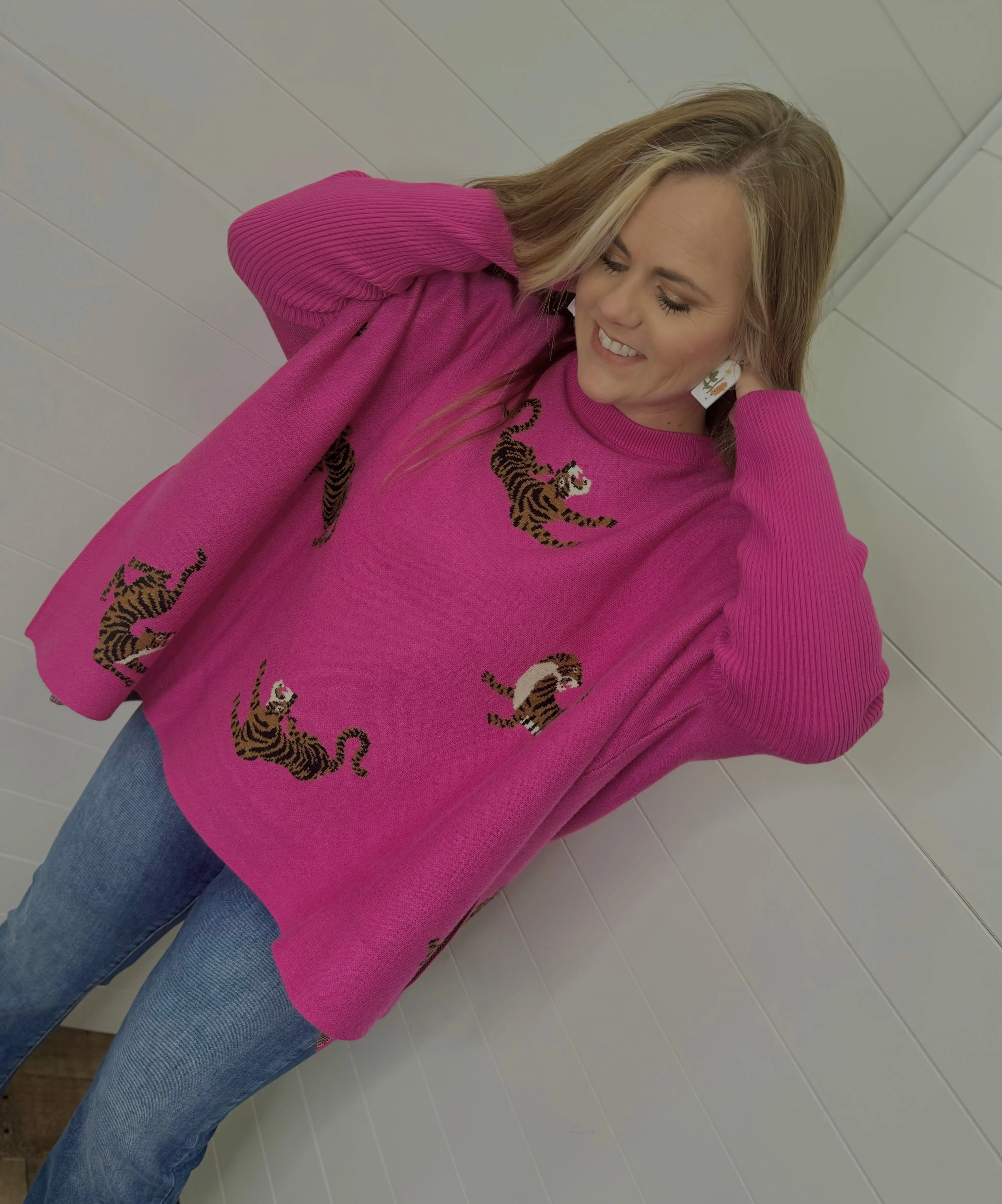 Press Paws Oversized Sweater