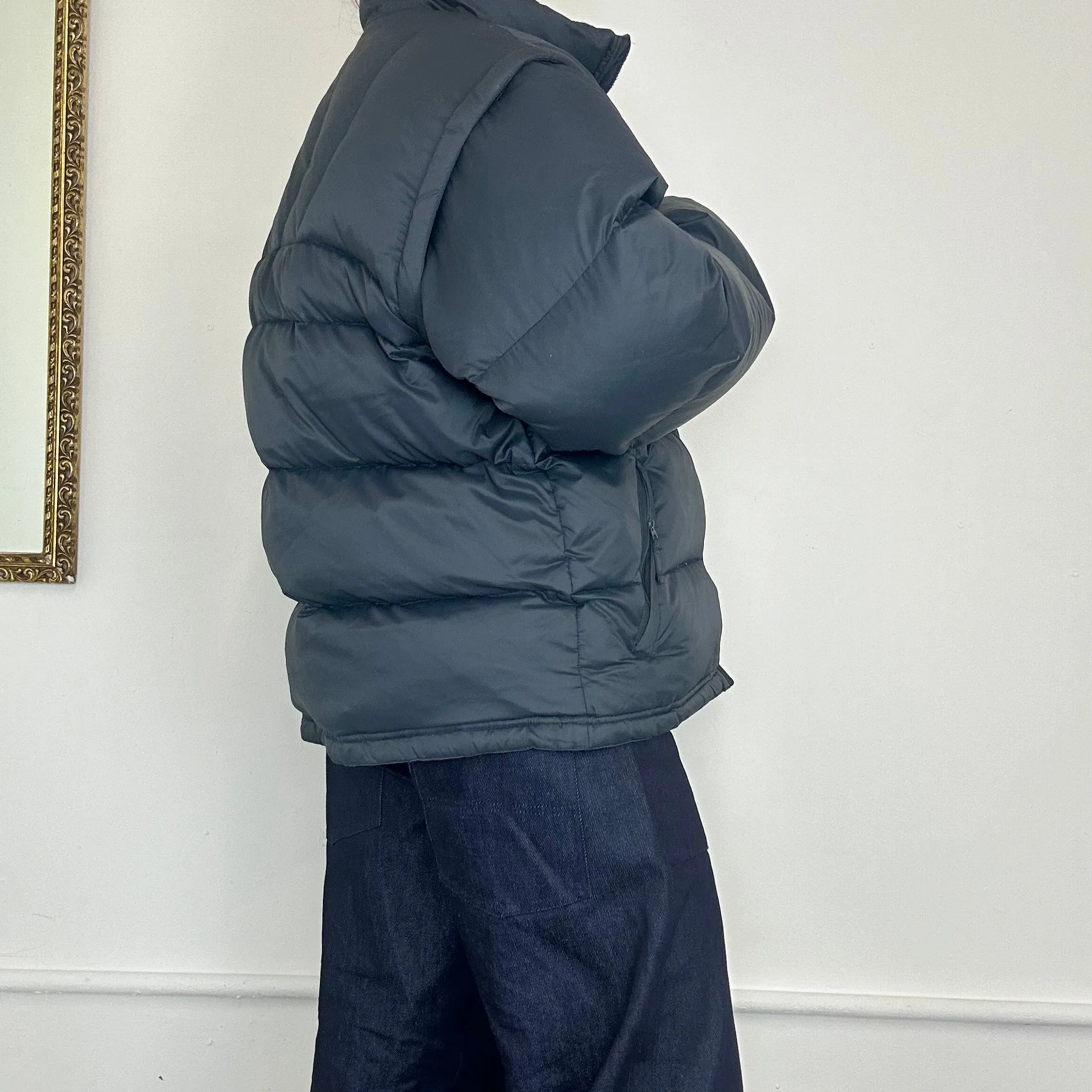 puma navy puffer jacket