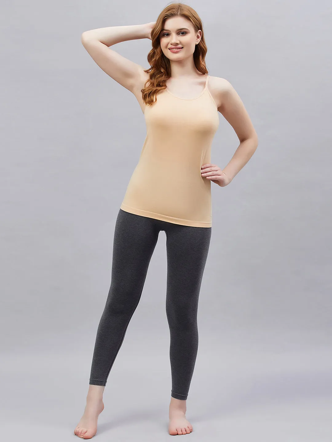 Seamless Heatmax Teen Camisole - Nude