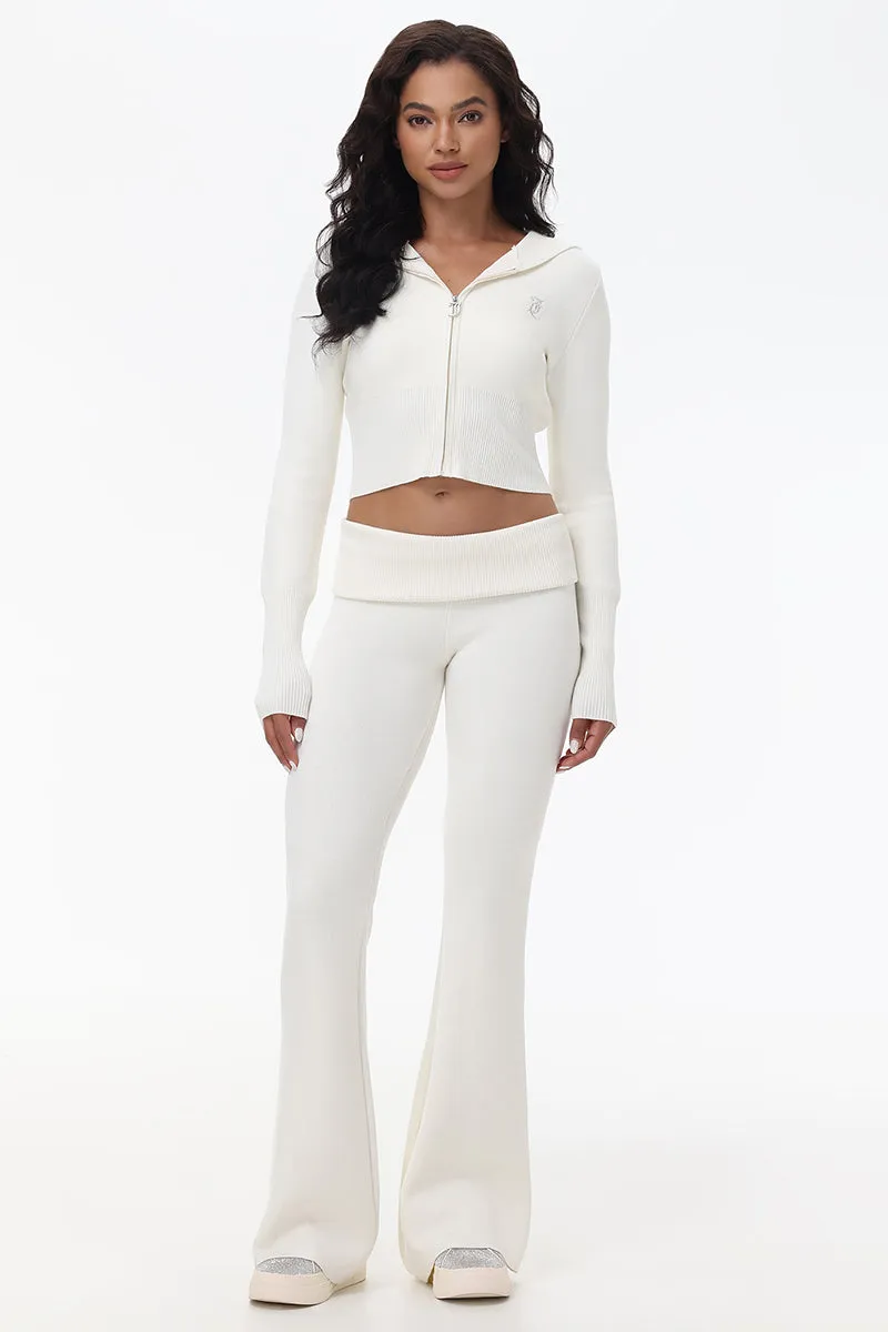 Small Bling Knit Cropped Jacket