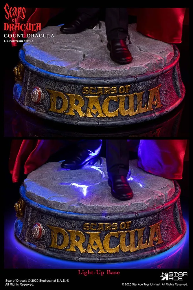 Star Ace Toys Count Dracula 2.0(Christopher Lee) DX Version With Light Statue