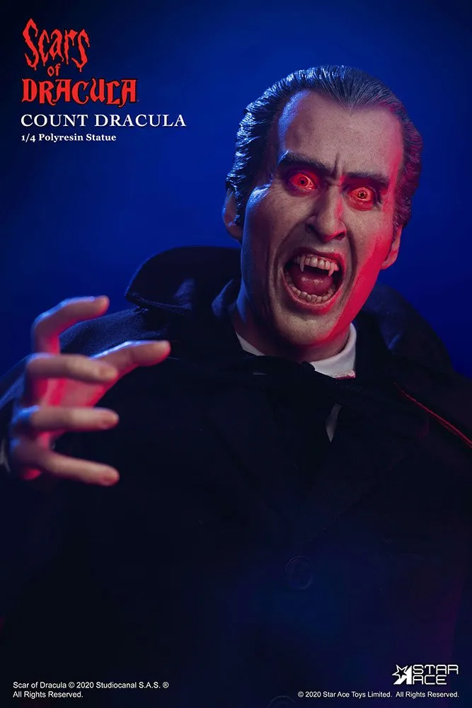 Star Ace Toys Count Dracula 2.0(Christopher Lee) DX Version With Light Statue