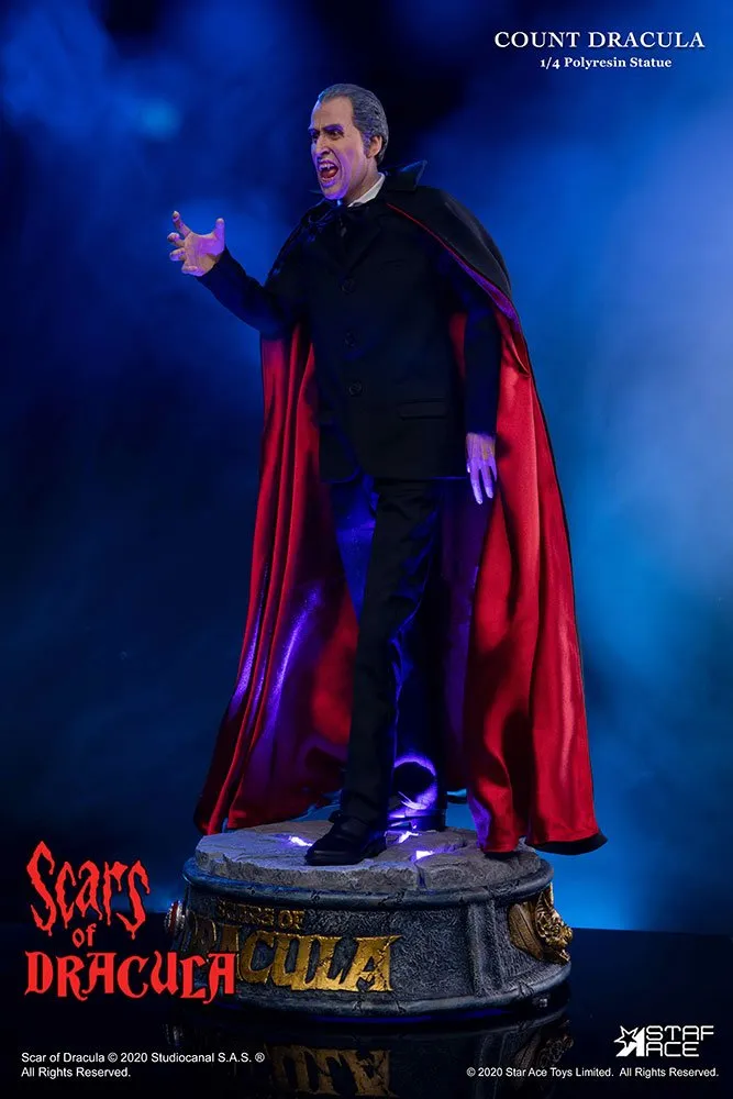Star Ace Toys Count Dracula 2.0(Christopher Lee) DX Version With Light Statue