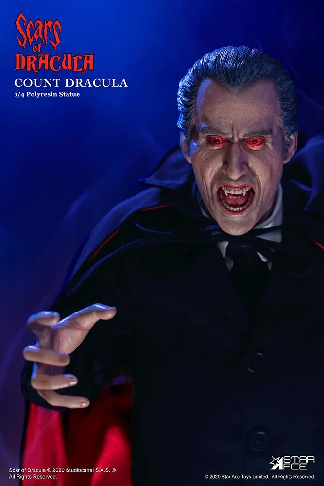 Star Ace Toys Count Dracula 2.0(Christopher Lee) DX Version With Light Statue