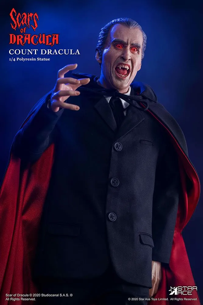 Star Ace Toys Count Dracula 2.0(Christopher Lee) DX Version With Light Statue